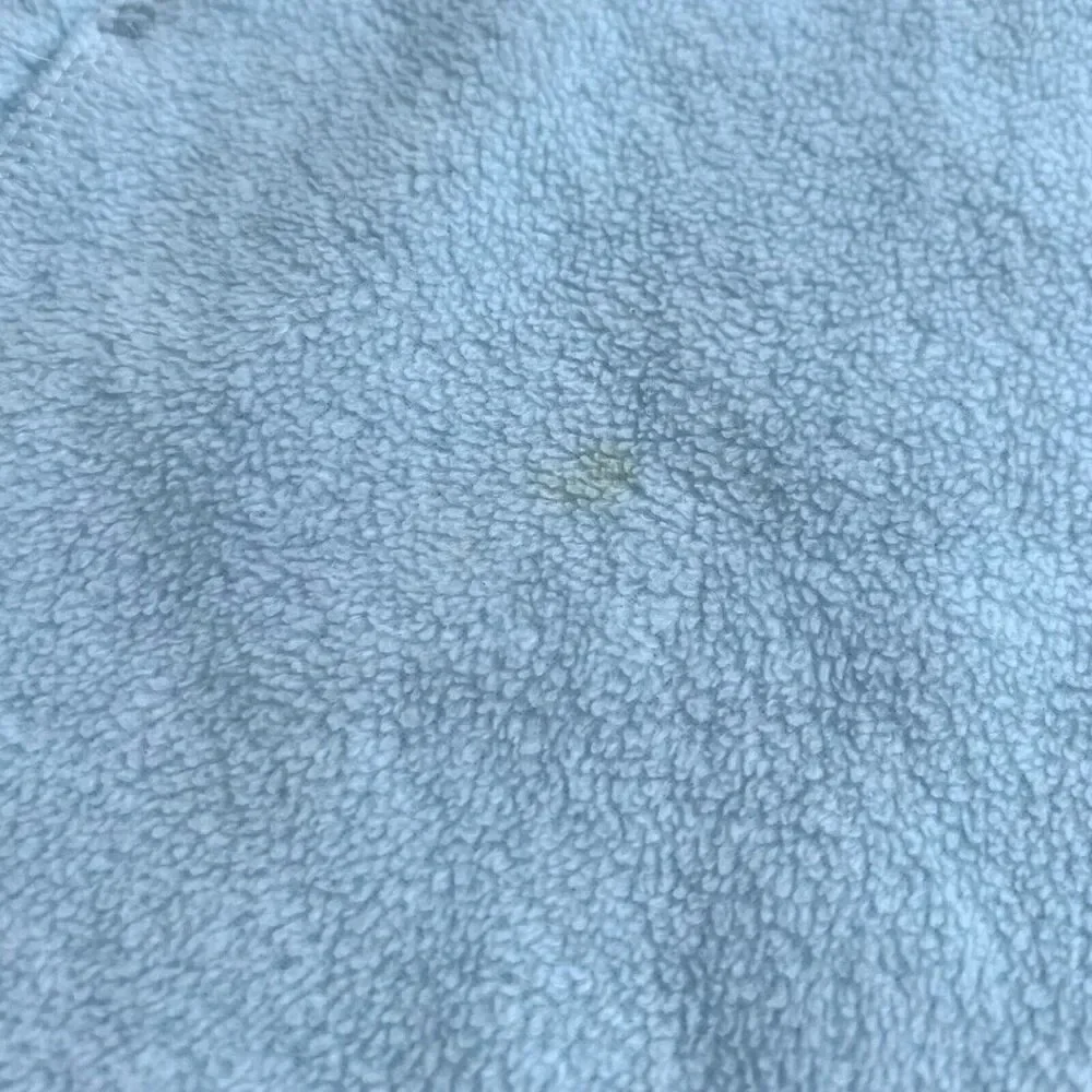 Vintage NIKE Logo Swoosh Embroidered Baby Blue LG Terry Cloth Sweatshirt Hoodie - Picture 6 of 7